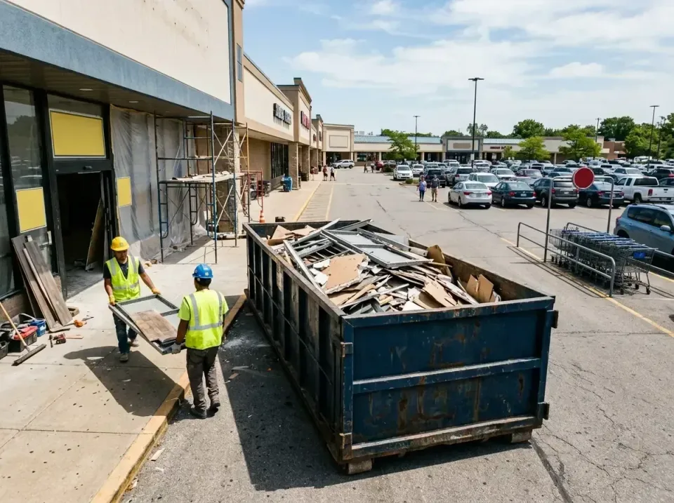 retail-store-renovation-debris-003 — frequently asked questions, Roll-off Dumpster Rentals in Chesapeake Ranch Estates, MD